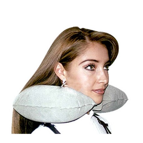 ALMOHADA INFLABLE PARA VIAJE DE P.V.C. MOD: 61013