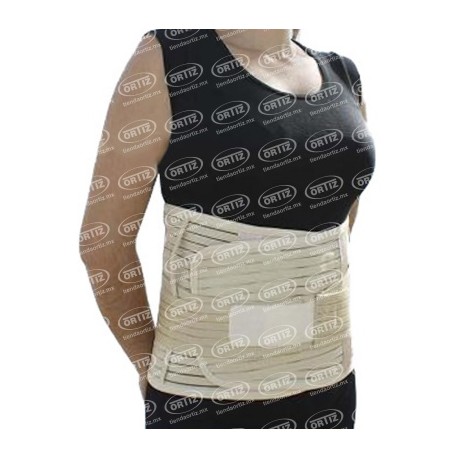 FAJA LUMBOSACRA ECONOMICA ELASTICA BEIGE MOD. 348B